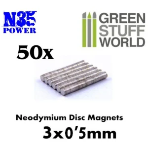 Green Stuff World Magnets 3x0.5mm (50)