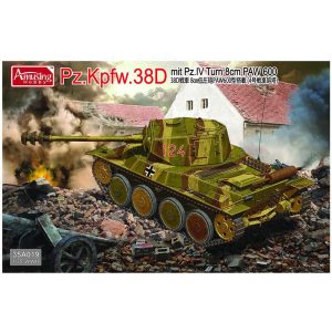 Amusing Hobbies Pz.Kpfw.38D mit Pz.IV Turm 8cm PAW 600