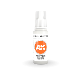 AK Interactive - 3 Gen Acrylics - White Grey 17ml - AK11003