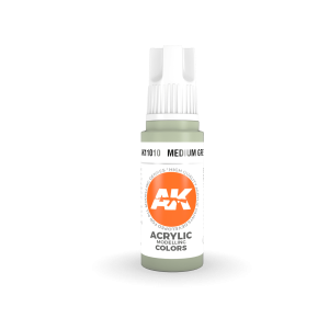 AK Interactive - 3 Gen Acrylics - Medium Grey 17ml