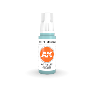 AK Interactive - 3 Gen Acrylics - Snow Blue 17ml - AK11174