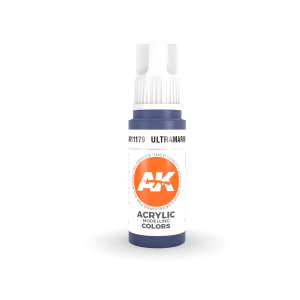 AK Interactive - 3 Gen Acrylics - Ultramarine 17ml - AK11179