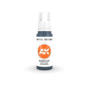 AK Interactive - 3 Gen Acrylics - Star Blue 17ml - AK11185