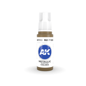 AK Interactive - 3 Gen Acrylics - Rusty Gold 17ml - AK11193