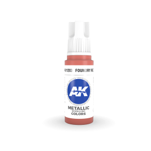 AK Interactive - 3 Gen Acrylics - Foundry Red 17ml - AK11203