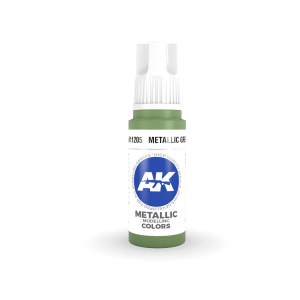 AK Interactive - 3 Gen Acrylics - Metallic Green 17ml - AK11205
