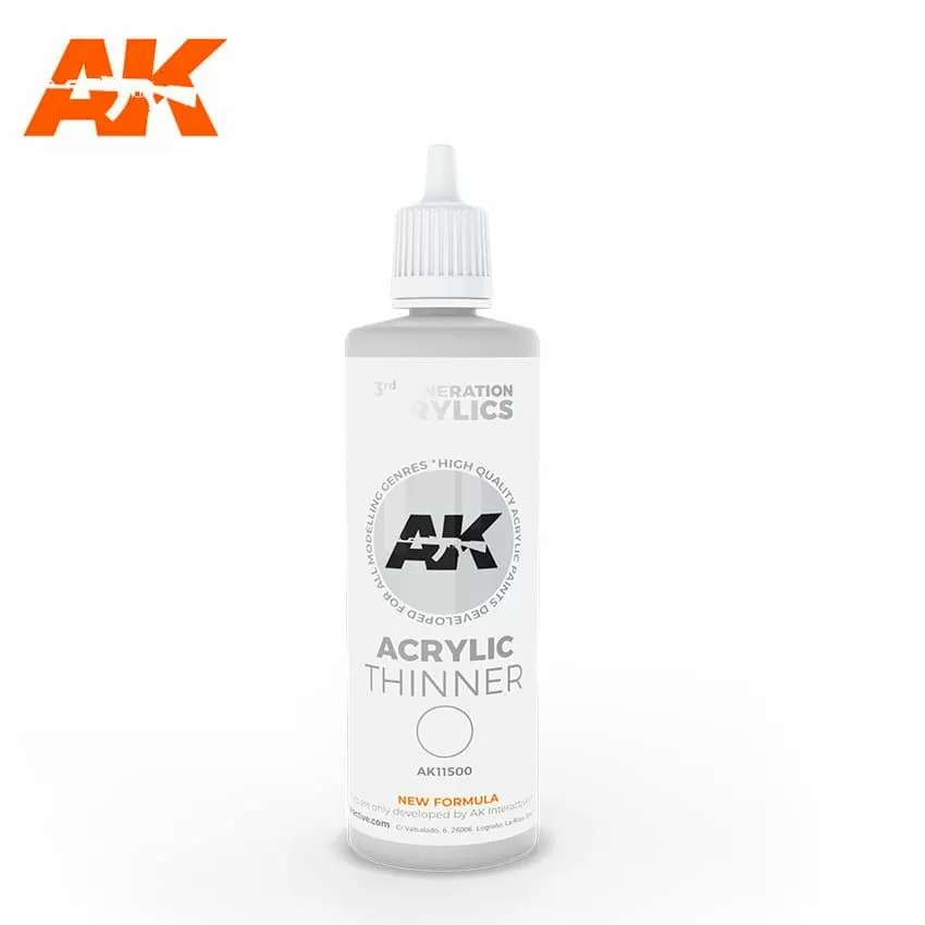 AK Interactive Acrylic Thinner 100ml (AK11500)