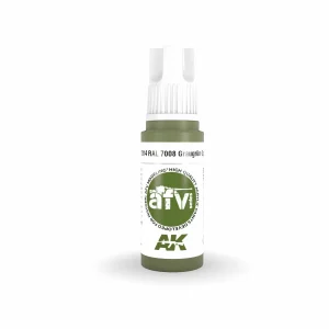 AK Interactive AFV Series: RAL 7008 Graugrun Opt 2 Acrylic Paint 17ml 3rd Generation (AK11314)