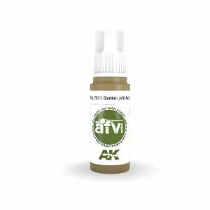 AK Interactive AFV Series: RAL 7028 Dunkelgelb Ausgabe 1944 Acrylic Paint 17ml 3rd Generation (AK11319)