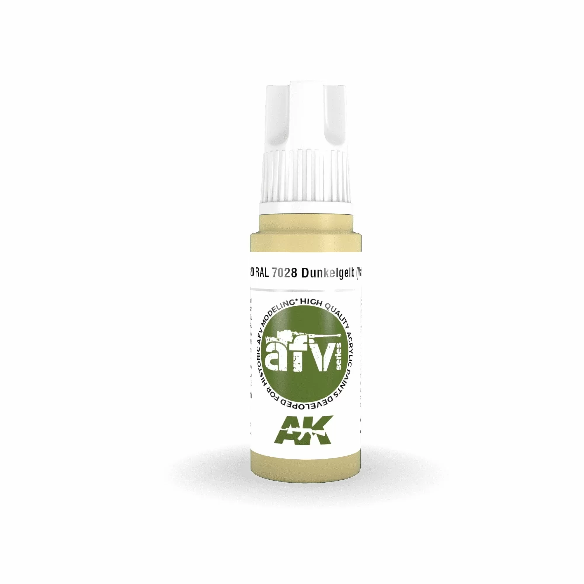 AK Interactive AFV Series: RAL 7028 Dunkelgelb (Variant) Acrylic Paint 17ml 3rd Generation (AK11320)
