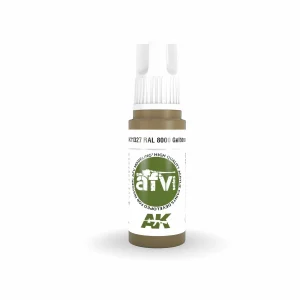 AK Interactive AFV Series: RAL 8000 Gelbbraun Acrylic Paint 17ml 3rd Generation (AK11327)