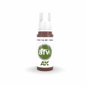 AK Interactive AFV Series: RAL 8012 Rotbraun Acrylic Paint 17ml 3rd Generation (AK11328)