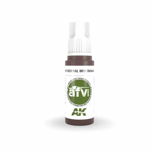 AK Interactive AFV Series: RAL 8013 Rotbraun Acrylic Paint 17ml 3rd Generation (AK11329)