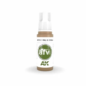 AK Interactive AFV Series: RAL 8020 Braun Acrylic Paint 17ml 3rd Generation (AK11331)