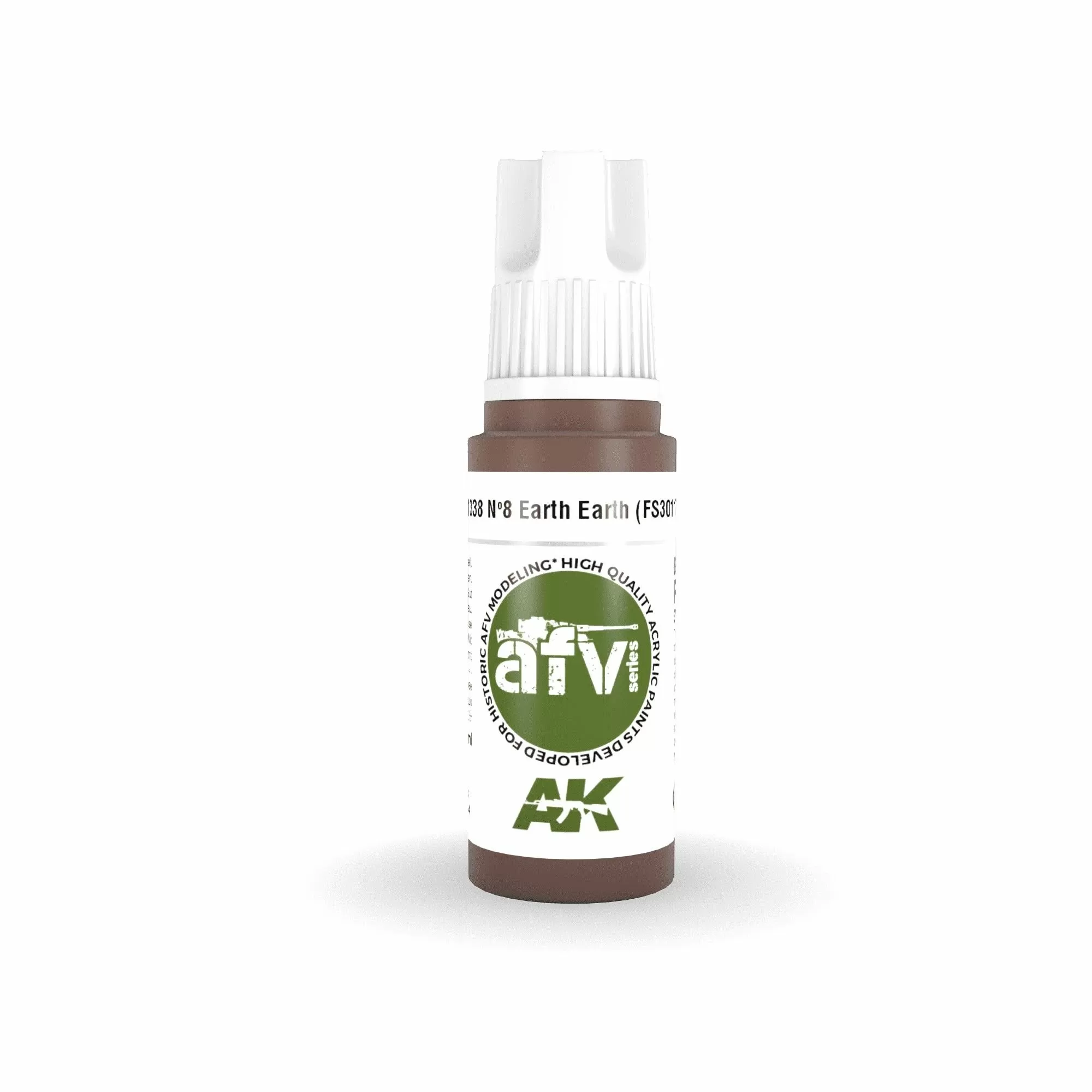 AK Interactive AFV Series: No.8 Earth Red (FS30117) Acrylic Paint 17ml 3rd Generation (AK11338)