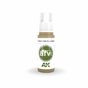 AK Interactive AFV Series: Australian Camouflage Brown Acrylic Paint 17ml 3rd Generation (AK11347)
