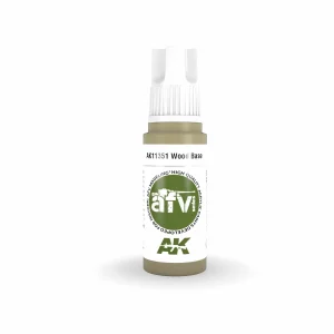 AK Interactive AFV Series: Wood Base Acrylic Paint 17ml 3rd Generation (AK11351)