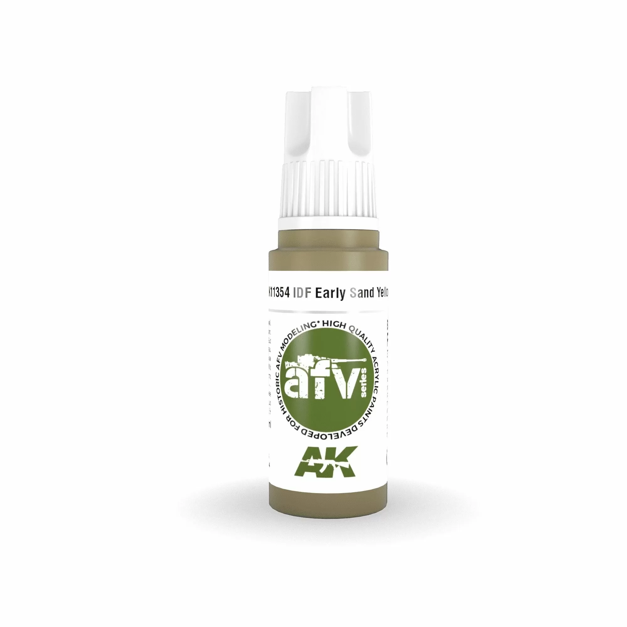 AK Interactive AFV Series: IDF Early Sand Yellow Acrylic Paint 17ml 3rd Generation (AK11354)