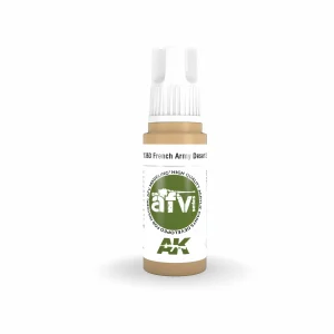 AK Interactive AFV Series: French Army Desert Sand Acrylic Paint 17ml 3rd Generation (AK11363)