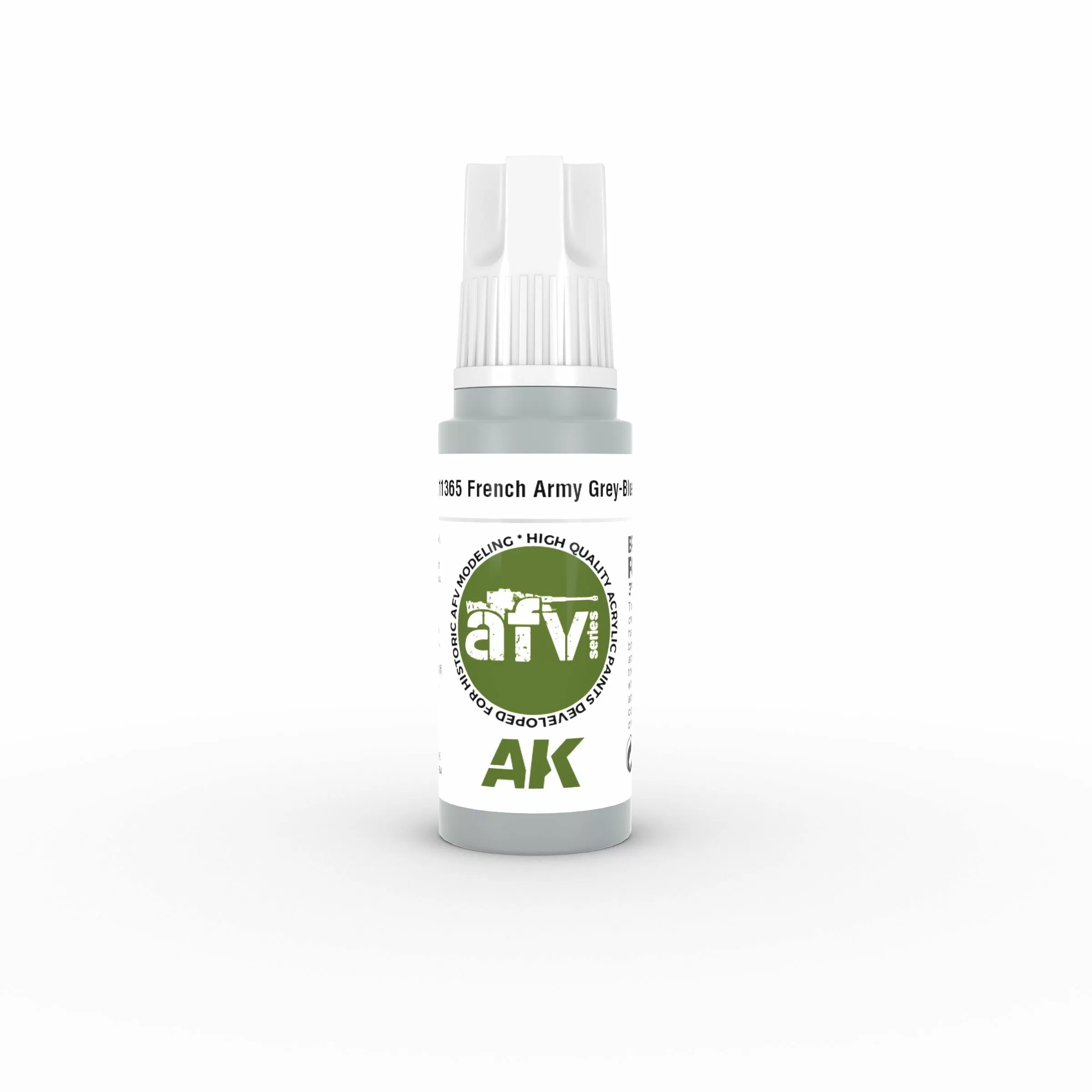 AK Interactive AFV Series: French Army Grey-Blue Acrylic Paint 17ml 3rd Generation (AK11365)