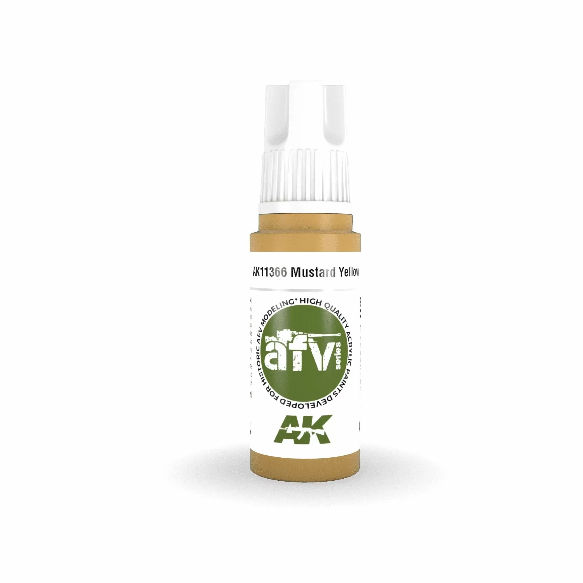 AK Interactive AFV Series: Mustard Yellow Acrylic Paint 17ml 3rd Generation (AK11366)