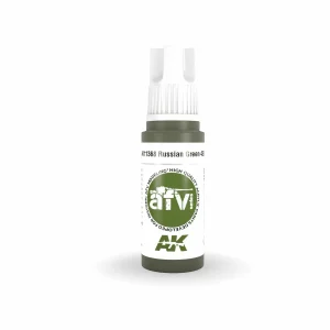 AK Interactive AFV Series: Russian Green 4BO Acrylic Paint 17ml 3rd Generation (AK11368)