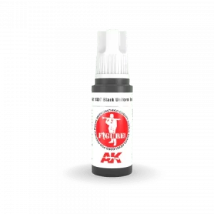 AK Interactive Figure Series: Black Uniform Base Acrylic Paint 17ml 3rd Generation (AK11407)
