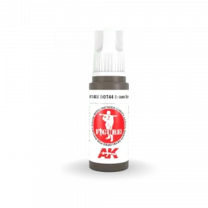 AK Interactive Figure Series: Dot44 Brown Base Acrylic Paint 17ml 3rd Generation (AK11408)
