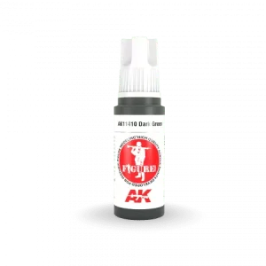 AK Interactive Figure Series: Dark Green Acrylic Paint 17ml 3rd Generation (AK11410)