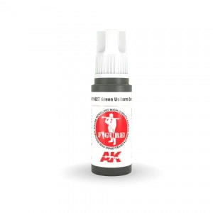 AK Interactive Figure Series: Green Uniform Base Acrylic Paint 17ml 3rd Generation (AK11427)