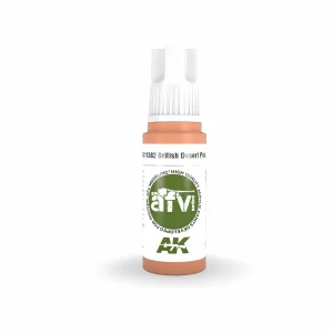 AK Interactive AFV Series: British Desert Pink ZI Acrylic Paint 17ml 3rd Generation (AK11382)