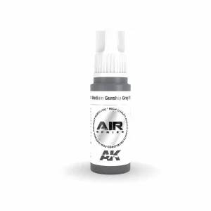 AK Interactive Air Series: Medium Gunship Grey FS 36118 Acrylic Paint 17ml 3rd Generation (AK11881)