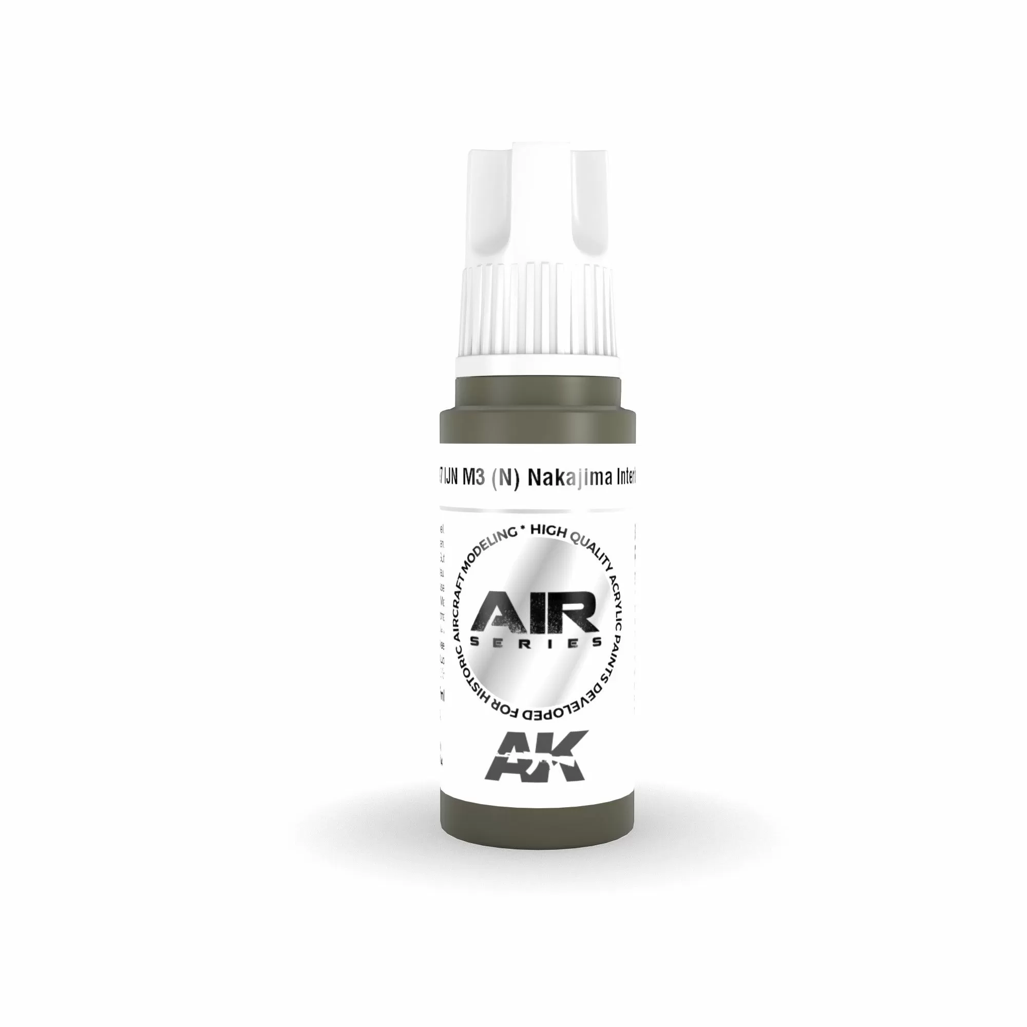 AK Interactive Air Series: IJN M3 (N) Nakajima Interior Green Acrylic Paint 17ml 3rd Generation (AK11897)