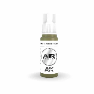 AK Interactive Air Series: IJA #29 Ki Midori iro (Yellow-Green) Acrylic Paint 17ml 3rd Generation (AK11904)
