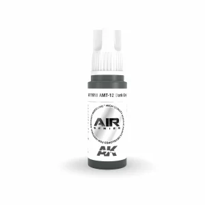 AK Interactive Air Series: AMT-12 Dark Grey Acrylic Paint 17ml 3rd Generation (AK11918)