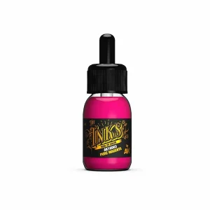 AK Interactive The INKS: Pure Magenta 30ml Acrylic Ink (AK16003)