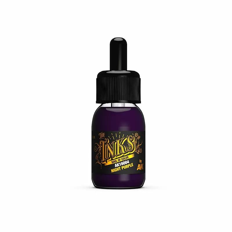 AK Interactive The INKS: Night Purple 30ml Acrylic Ink (AK16004)
