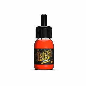 AK Interactive The INKS: Blood Scarlet 30ml Acrylic Ink (AK16009)