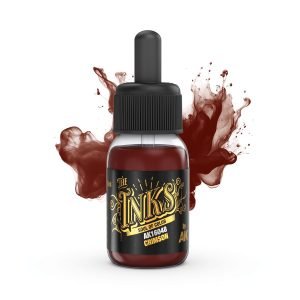 AK Interactive The INKS: Crimson 30ml Acrylic Ink (AK16048)