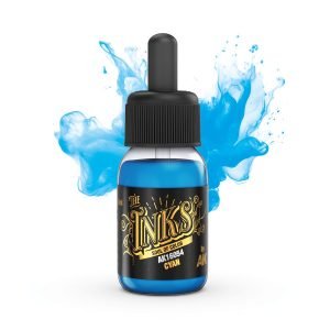 AK Interactive The INKS: Cyan 30ml Acrylic Ink (AK16054)