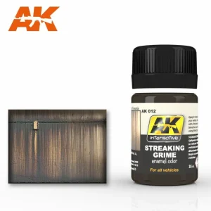AK Interactive Weathering: Streaking Grime General 35ml Enamel Paint (AK012)