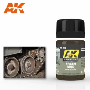 AK Interactive Weathering: Fresh Mud Effects 35ml Enamel Paint (AK016)
