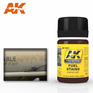 AK Interactive Weathering: Fuel Stains 35ml Enamel Paint (AK025)