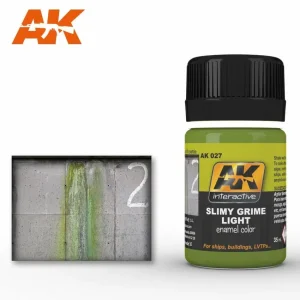 AK Interactive Weathering: Slimy Grime Light 35ml Enamel Paint (AK027)