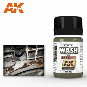 AK Interactive Weathering: Wash For Interiors 35ml Enamel Paint (AK093)