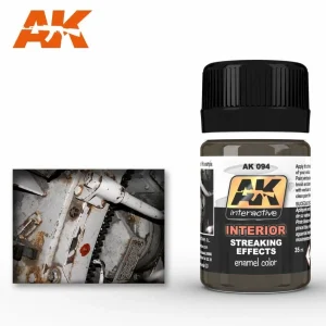 AK Interactive Weathering: Interior Streaking Grime 35ml Enamel Paint (AK094)