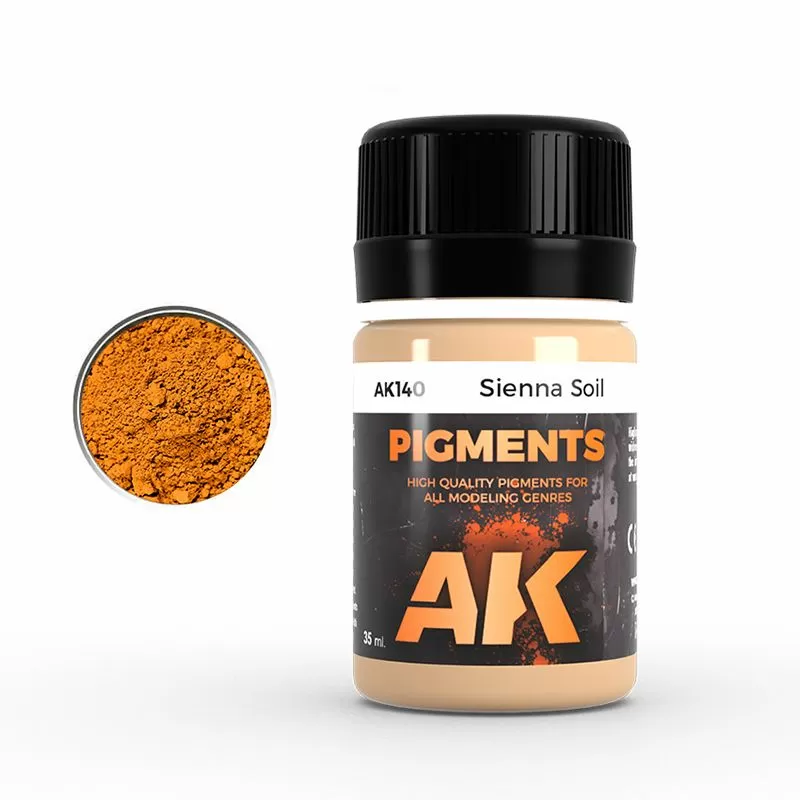 AK Interactive Weathering: Sienna Soil 35ml Pigment (AK140)