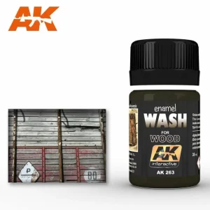 AK Interactive Weathering: Wash For Wood 35ml Enamel Paint (AK263)