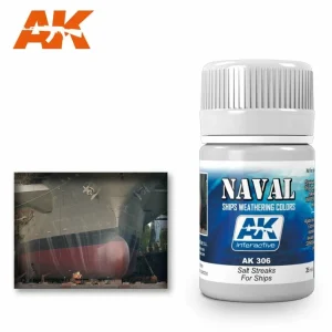 AK Interactive Weathering: Salt Streaks For Ships 35ml Enamel Paint (AK306)