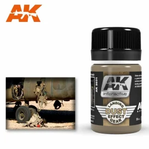 AK Interactive Weathering: Landing Gear Dust 35ml Enamel Paint (AK2031)